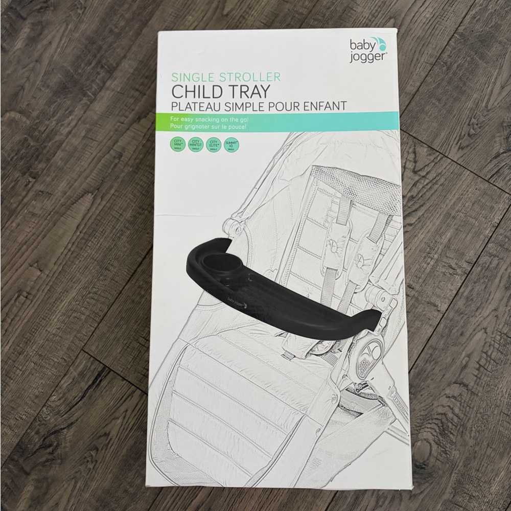 Baby Jogger Single Stroller Tray NIB